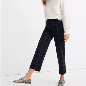 Madewell Slim Emmett Wide Leg Crop Pant